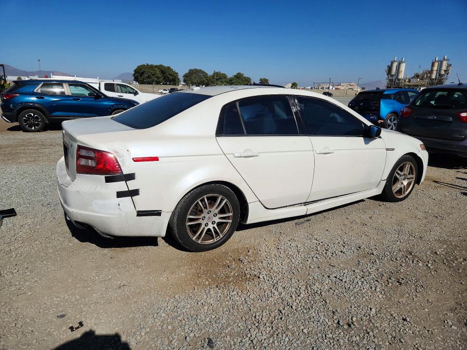 2007 Acura Tl VIN 19UUA66297A043154 COPART salvage auction — REAR END, CA - CERT OF TITLE-SALVAGED, sold $275 on 2026-07-24 (photo 3)