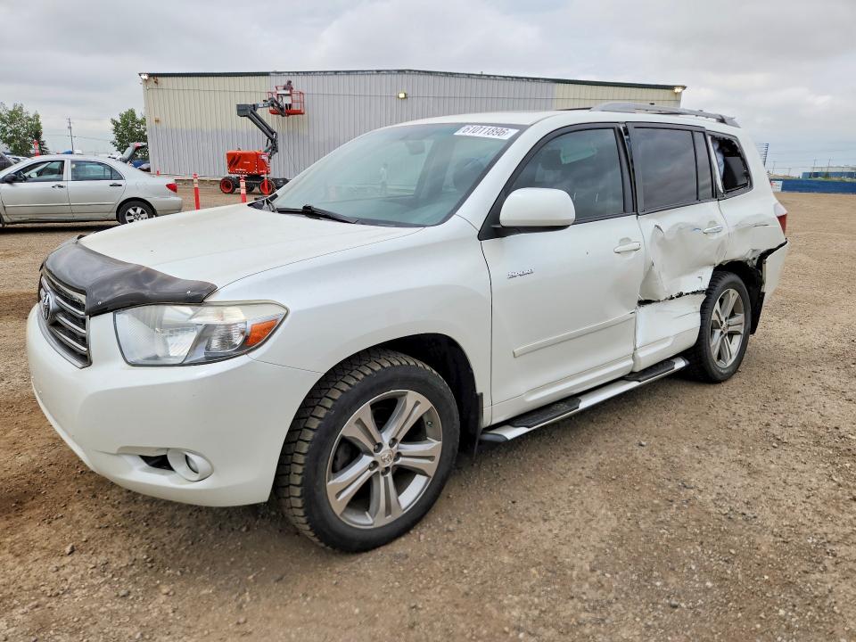 2009 Toyota Highlander VIN JTEES43A692125528 COPART salvage auction — SIDE, AB - BOS - SALVAGE, sold $1,150 on 2026-07-28 (photo 1)