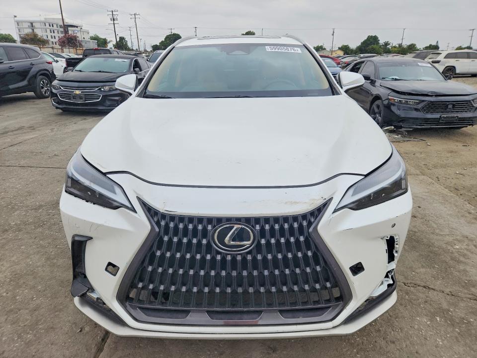 2024 Lexus Nx VIN JTJGKCEZ7R2020648 COPART salvage auction — FRONT END, Ca - Salvage Certificate, sold $23,200 on 2026-07-29 (photo 5)