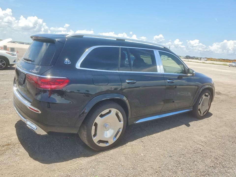 2024 Mercedes-benz Gls-klasse VIN 4JGFF8HB1RB144764 COPART salvage auction — MINOR DENT/SCRATCHES, Fl - Cert Of Title Slvg Rebuildable, sold $85,500 on 2026-08-20 (photo 3)