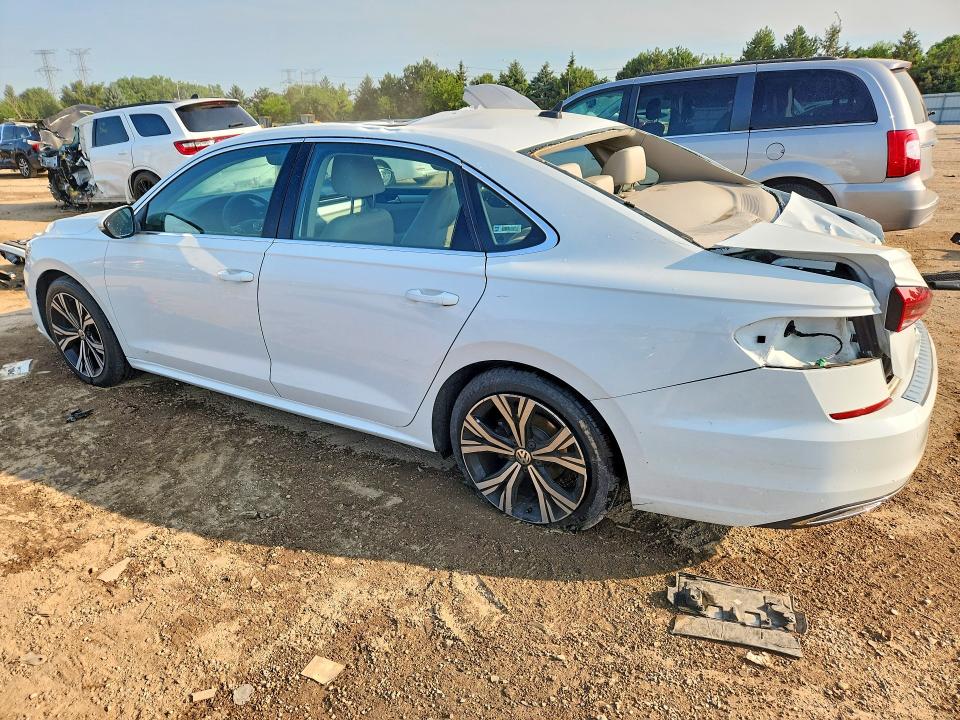 2021 Volkswagen Passat VIN 1VWSA7A33MC003029 COPART salvage auction — REAR END, Il - Salvage Certificate, sold $3,950 on 2026-08-25 (photo 2)