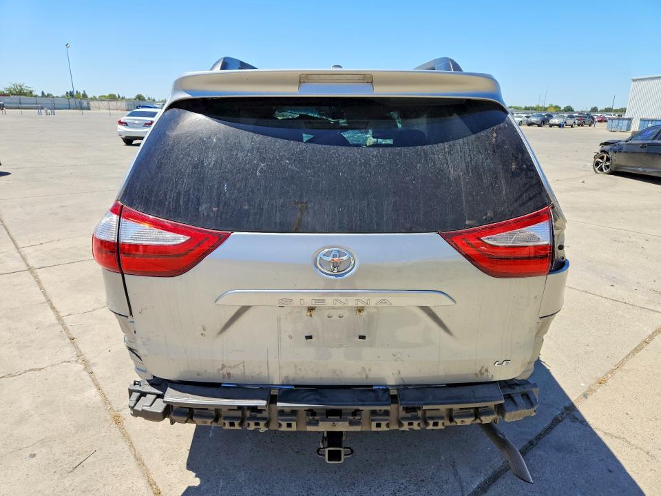 2015 Toyota Sienna VIN 5TDKK3DC2FS643609 COPART salvage auction — SIDE, Ca - Salvage Certificate, sold $525 on 2026-07-20 (photo 6)