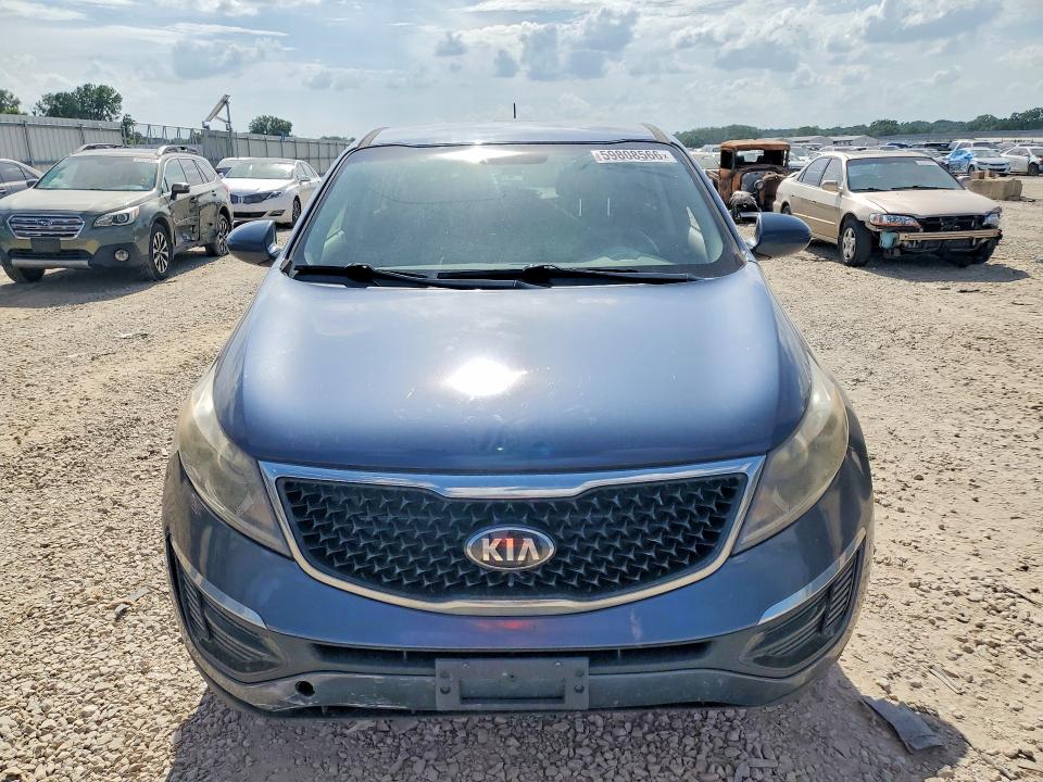 2015 Kia Sportage VIN KNDPB3AC6F7684121 COPART salvage auction — FRONT END, Ks - Cert Of Title-Salvage, sold $875 on 2026-07-09 (photo 5)