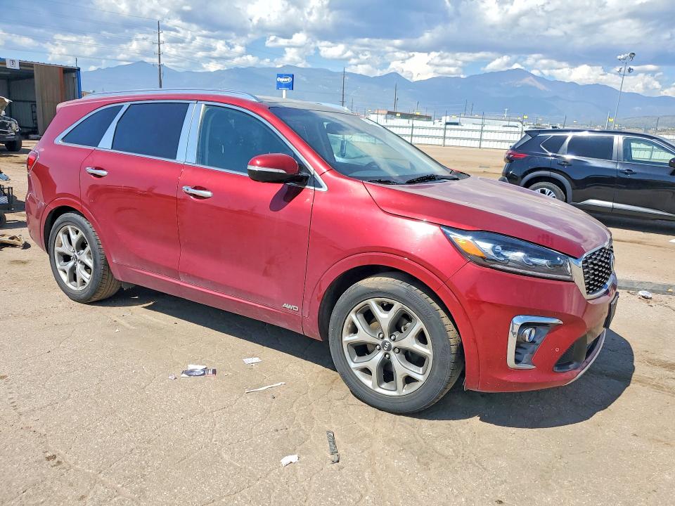 2019 Kia Sorento VIN 5XYPKDA55KG536529 COPART salvage auction — MECHANICAL, Co - Dis/Dlr/Exp Only Clean Title, sold $275 on 2026-07-29 (photo 4)