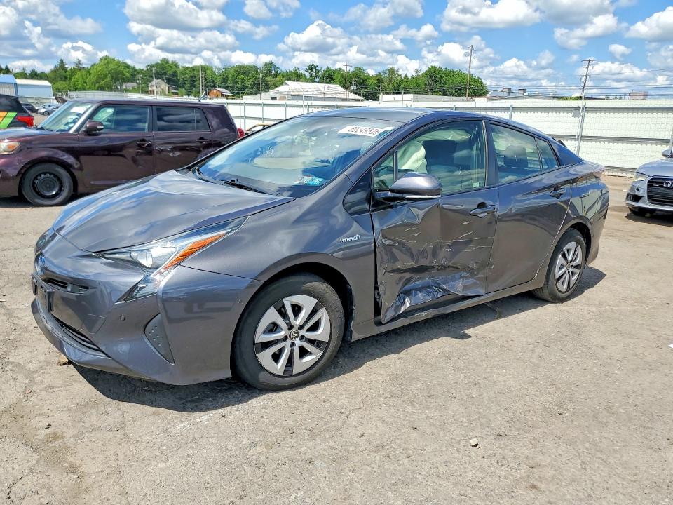 2018 Toyota Prius VIN JTDKARFU9J3546817 COPART salvage auction — SIDE, PA - CERTIFICATE OF SALVAGE, sold $3,100 on 2026-07-24 (photo 1)
