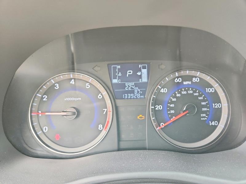 2017 Hyundai Accent VIN KMHCT5AE9HU312961 COPART salvage auction — REAR END, TX - SALVAGE VEHICLE TITLE (P), sold $70 on 2026-07-16 (photo 9)