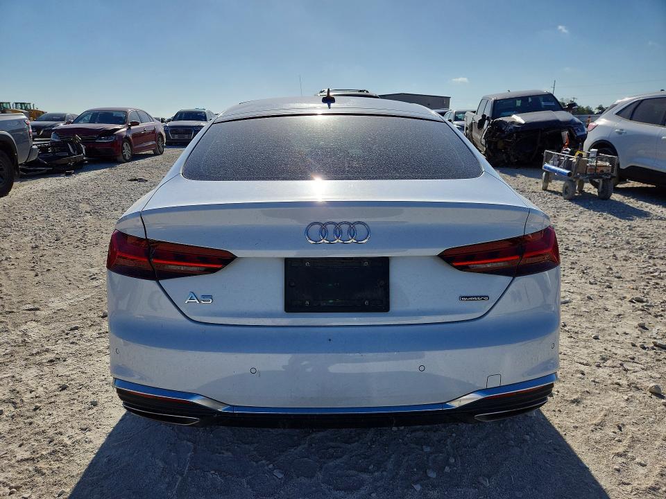 2024 Audi A5 VIN WAUEACF53RA069373 COPART salvage auction — SIDE, Tx - Salvage Vehicle Title, sold $7,800 on 2026-07-16 (photo 6)