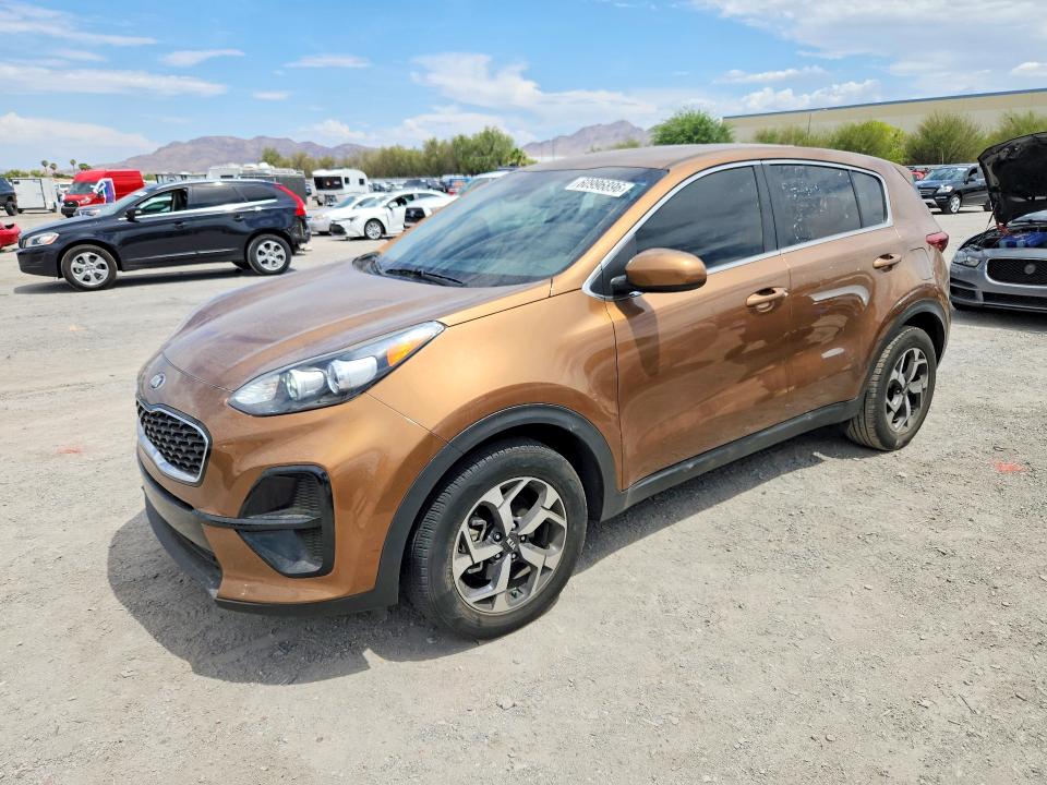 2021 Kia Sportage VIN KNDPM3AC8M7861940 COPART salvage auction — VANDALISM, Az - Cert Of Title - Salvage, sold $1,600 on 2026-07-28 (photo 1)