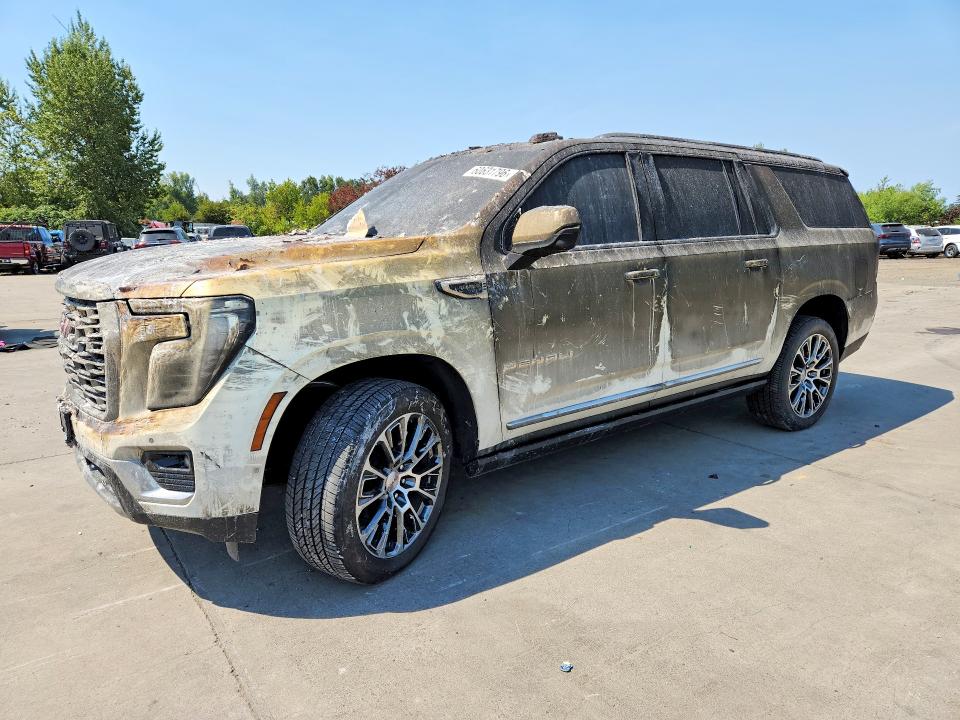 2025 Gmc VIN 1GKS2JR85SR405176 COPART salvage auction — BURN, Or - Salvage Title Certificate, sold $35,000 on 2026-08-31 (photo 1)