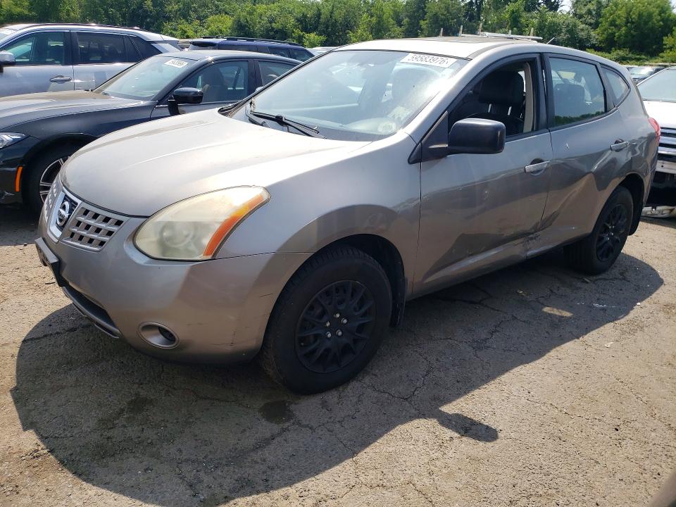 2008 Nissan Rogue sport VIN JN8AS58V18W408080 COPART salvage auction — SIDE, CT - CERT OF TITLE-SALVAGE, sold $450 on 2026-07-17 (photo 1)