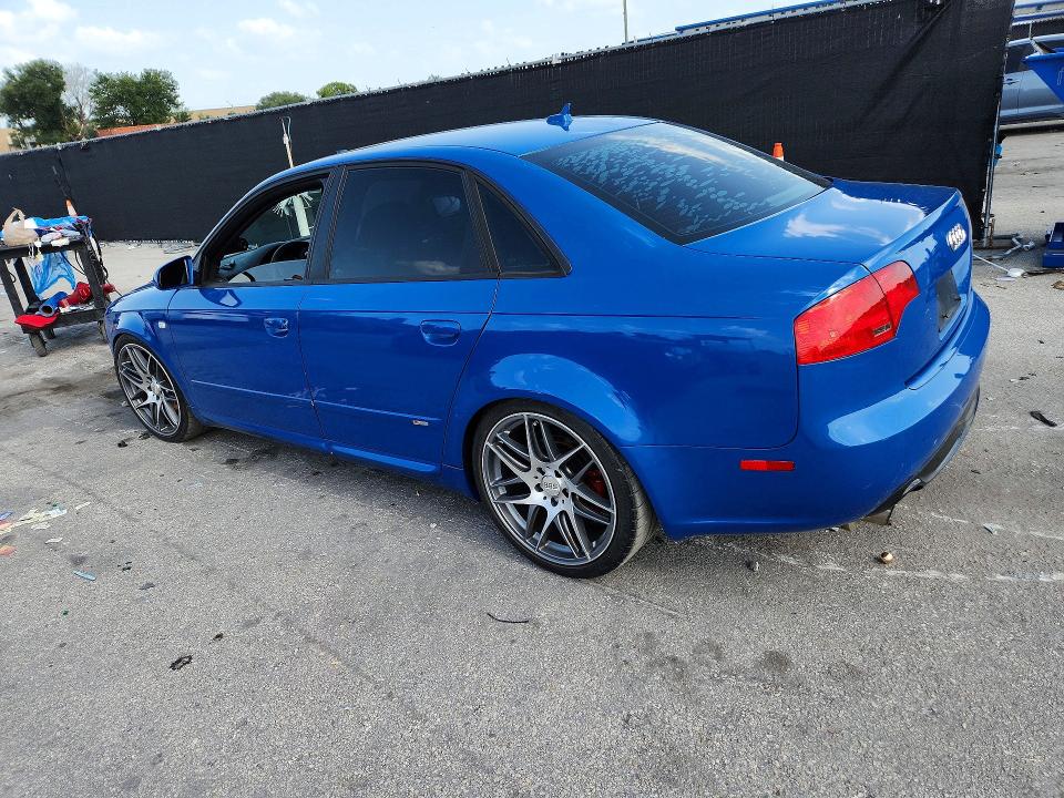 2008 Audi A4 VIN WAUBF78E88A160761 COPART salvage auction — MINOR DENT/SCRATCHES, Fl - Certificate Of Title (P), sold $3,300 on 2026-07-30 (photo 2)