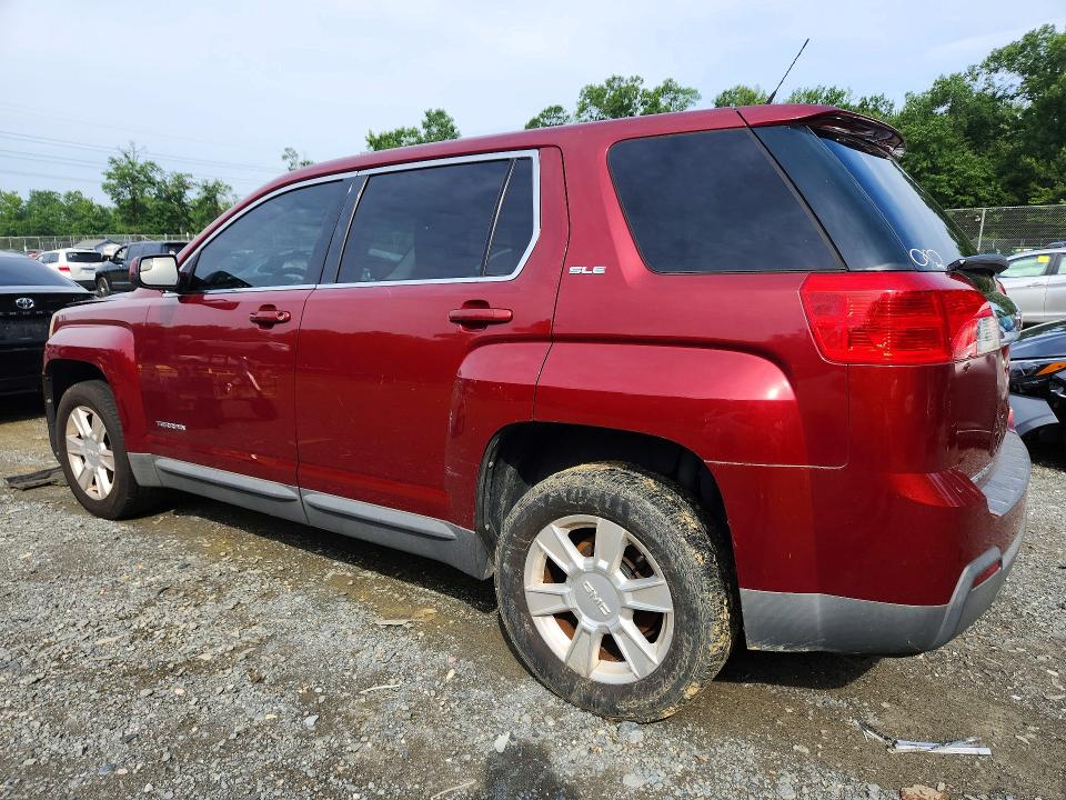2012 Gmc Terrain VIN 2GKALMEK6C6242000 COPART salvage auction — FRONT END, MD - CERTIFICATE OF TITLE, sold $350 on 2026-07-28 (photo 2)