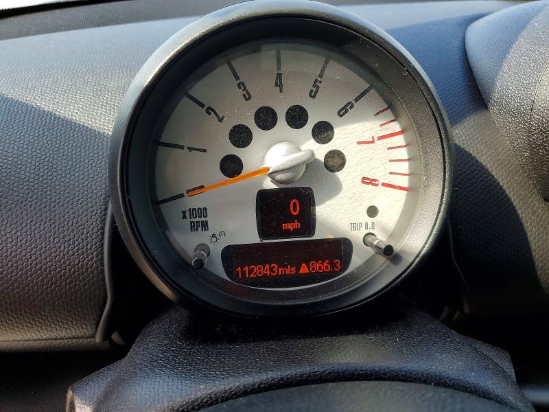 2014 Mini Cooper VIN WMWZC3C55EWT00951 COPART salvage auction — FRONT END, Ca - Salvage Certificate, sold $750 on 2026-08-28 (photo 9)