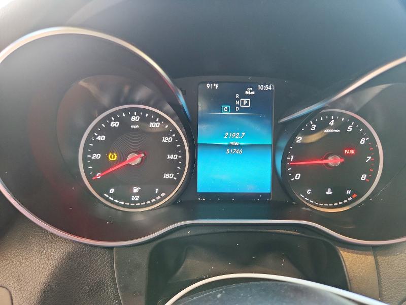 2020 Mercedes-benz Glc VIN WDC0G8EB1LF711688 COPART salvage auction — REAR END, Co - Salvage Title, sold $7,700 on 2026-08-10 (photo 9)