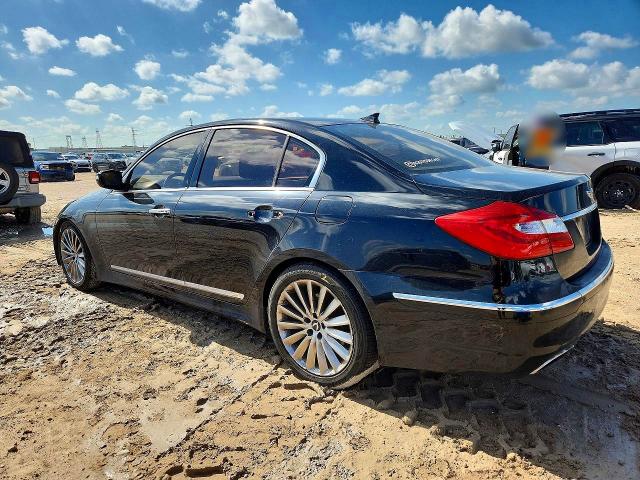 2013 Hyundai Genesis VIN KMHGC4DH0DU238034 COPART salvage auction — Burn Engine, TX - SALVAGE VEHICLE TITLE, sold $500 on 2026-07-24 (photo 2)