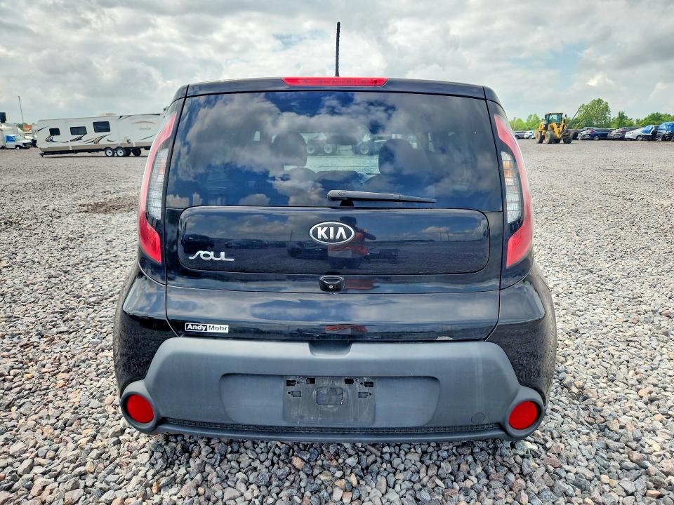 2015 Kia VIN KNDJP3A50F7204051 COPART salvage auction — REAR END, Salvage Title, sold $375 on 2026-07-16 (photo 6)