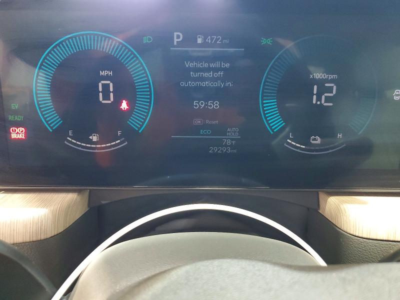 2026 Hyundai Sonata hybrid VIN KMHL24JJ5TA145681 COPART salvage auction — FRONT END, Co - Certificate Of Title (P), sold $7,000 on 2026-07-20 (photo 9)