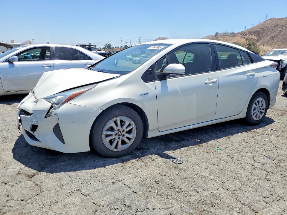 2016 Toyota Prius VIN JTDKBRFU5G3501007 COPART salvage auction — FRONT END, CA - SALVAGE CERTIFICATE, sold $2,950 on 2026-07-23 (photo 1)