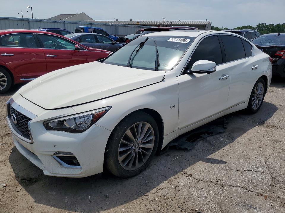 2019 Infiniti Q50 VIN JN1EV7AR0KM552352 COPART salvage auction — NORMAL WEAR, TN - SALVAGE CERTIFICATE, sold $1,250 on 2026-07-20 (photo 1)