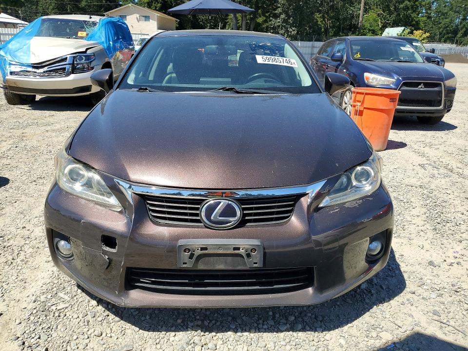 2012 Lexus Ct VIN JTHKD5BH3C2111484 COPART salvage auction — REAR END, Wa - Bill Of Sale, sold $1,750 on 2026-07-31 (photo 5)