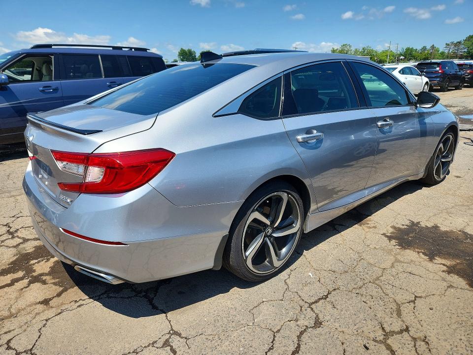 2022 Honda Accord VIN 1HGCV1F41NA114722 COPART salvage auction — FRONT END, Ma - Cert Of Title-Salvage, sold $8,800 on 2026-08-21 (photo 3)