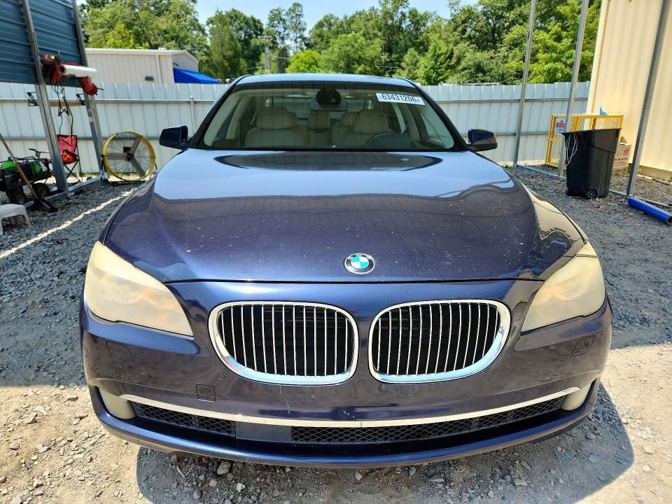 2012 BMW 7er VIN WBAKC8C56CC436535 COPART salvage auction — NORMAL WEAR, Sc - Cert Of Title-Salvage Water (P), sold $800 on 2026-09-11 (photo 5)