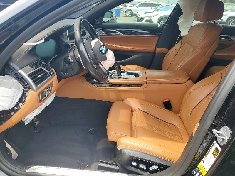 2022 BMW 7er VIN WBA7U2C02NCJ34070 COPART salvage auction — FRONT END, Pa - Certificate Of Salvage, sold $10,500 on 2026-08-07 (photo 7)