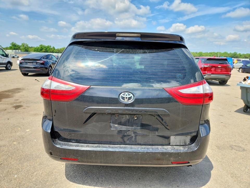 2017 Toyota Sienna VIN 5TDZZ3DC7HS836738 COPART salvage auction — MECHANICAL, Salvage Title, sold $1,150 on 2026-07-20 (photo 6)