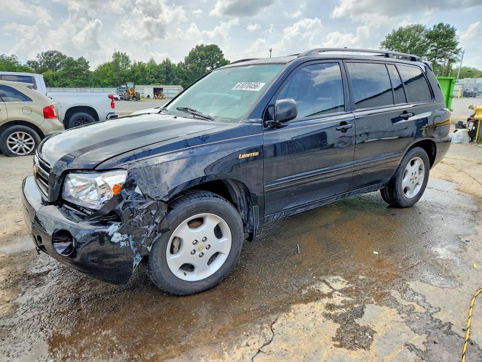 2004 Toyota Highlander VIN JTEDP21A440003775 COPART salvage auction — FRONT END, La - Cert Of Title-Salvage, sold $425 on 2026-07-30 (photo 1)