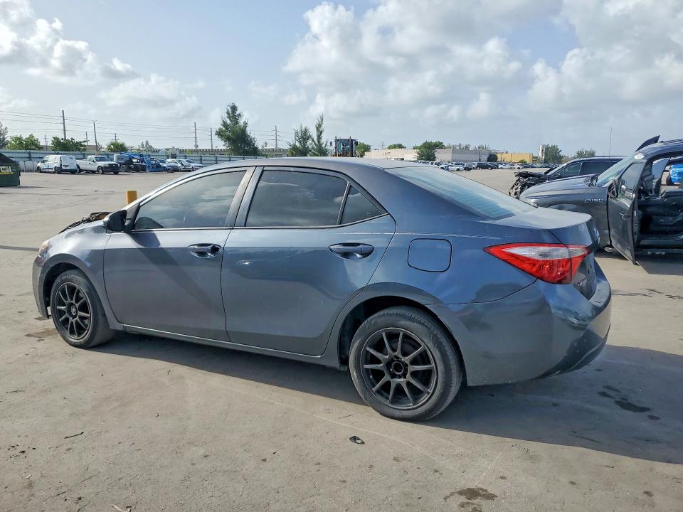 2015 Toyota Corolla VIN 2T1BURHE9FC280856 COPART salvage auction — UNDERCARRIAGE, FL - CERTIFICATE OF TITLE, sold $2,450 on 2026-07-22 (photo 2)