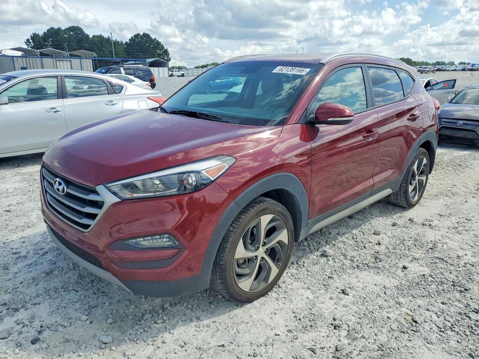 2018 Hyundai Tucson VIN KM8J33AL9JU800274 COPART salvage auction — REAR END, GA - CERT OF TITLE-SALVAGE (P), sold $4,200 on 2026-07-27 (photo 1)