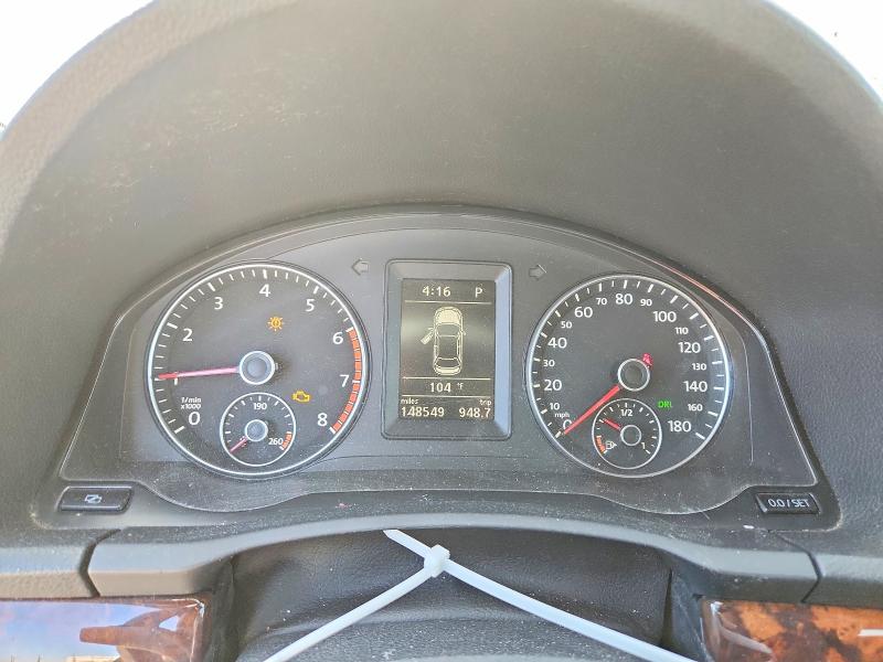 2012 Volkswagen Eos VIN WVWFW7AH2CV002829 COPART salvage auction — FRONT END, Ca - Salvage Certificate, sold $425 on 2026-08-10 (photo 9)