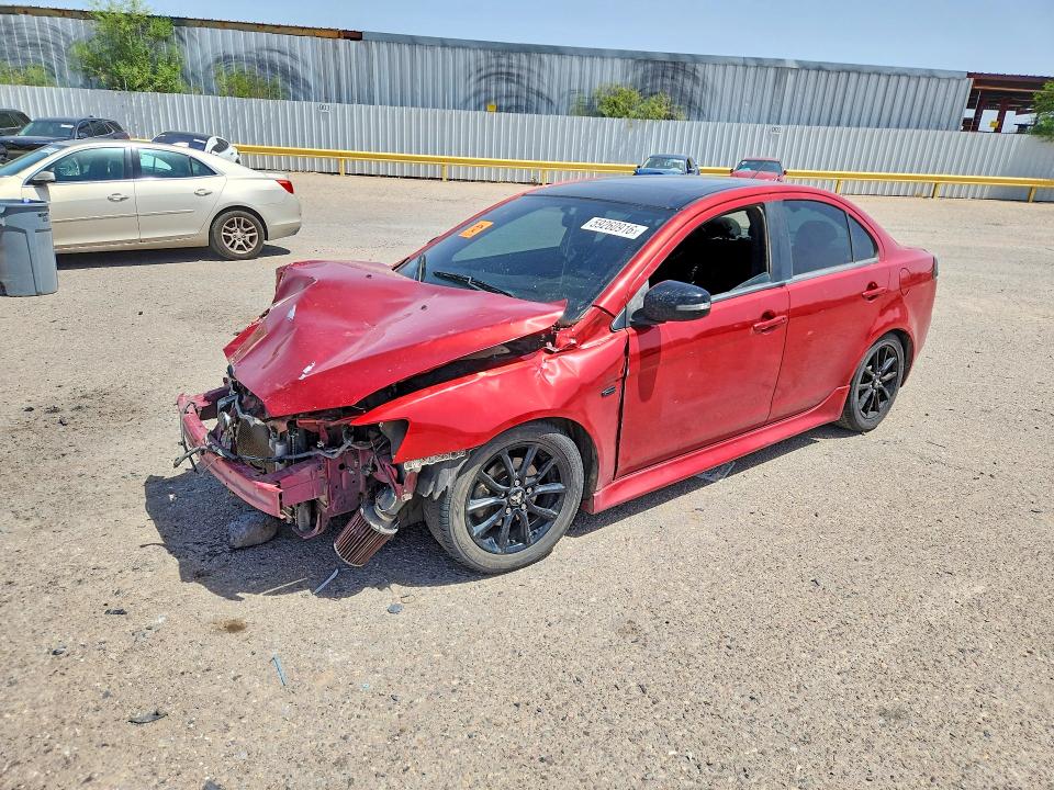2017 Mitsubishi Lancer VIN JA32U2FU6HU012207 COPART salvage auction — FRONT END, AZ - CERT OF TITLE - SALVAGE, sold $175 on 2026-08-28 (photo 1)