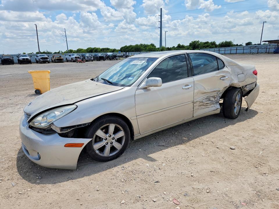 2005 Lexus Es 330 VIN JTHBA30G755122335 COPART salvage auction — REAR END, TX - SALVAGE VEHICLE TITLE (P), sold $850 on 2026-07-22 (photo 1)