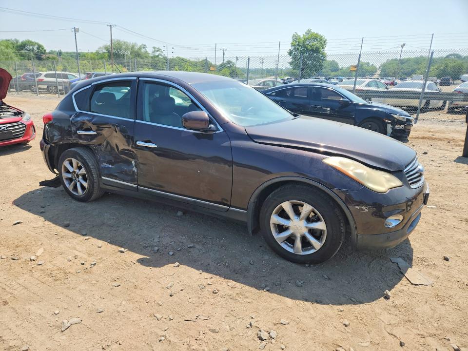 2010 Infiniti Ex VIN JN1AJ0HR6AM753145 COPART salvage auction — SIDE, Md - Cert Of Salvage > 75% Damage, sold $475 on 2026-07-14 (photo 4)
