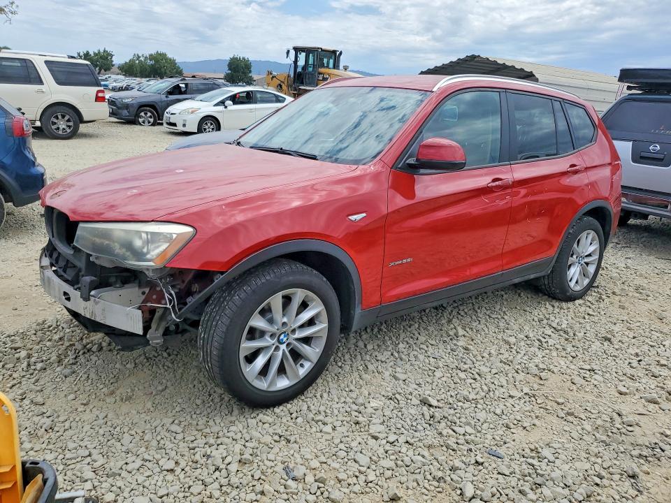 2016 BMW X3 VIN 5UXWX9C58G0D63546 COPART salvage auction — FRONT END, CA - SALVAGE CERTIFICATE, sold $1,750 on 2026-07-28 (photo 1)