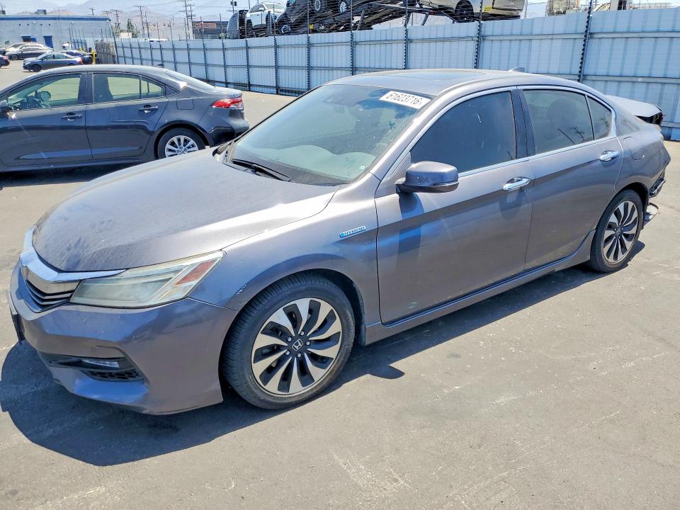 2017 Honda Accord VIN JHMCR6F74HC002711 COPART salvage auction — REAR END, Ca - Salvage Certificate, sold $4,300 on 2026-07-27 (photo 1)