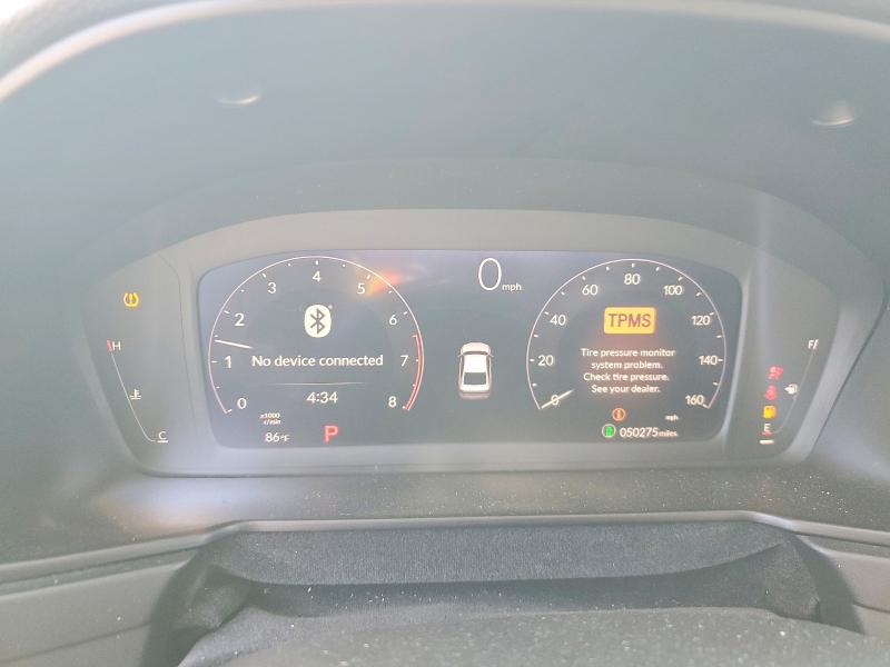 2023 Honda Accord VIN 1HGCY1F22PA017540 COPART salvage auction — SIDE, NY - CERTIFICATE OF TITLE, sold $7,900 on 2026-07-27 (photo 9)