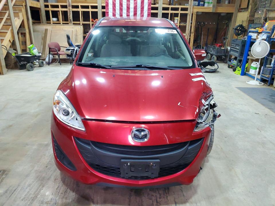 2013 Mazda 5 VIN JM1CW2BL0D0155362 COPART salvage auction — FRONT END, Sd - Certificate Of Title, sold $775 on 2026-09-15 (photo 5)