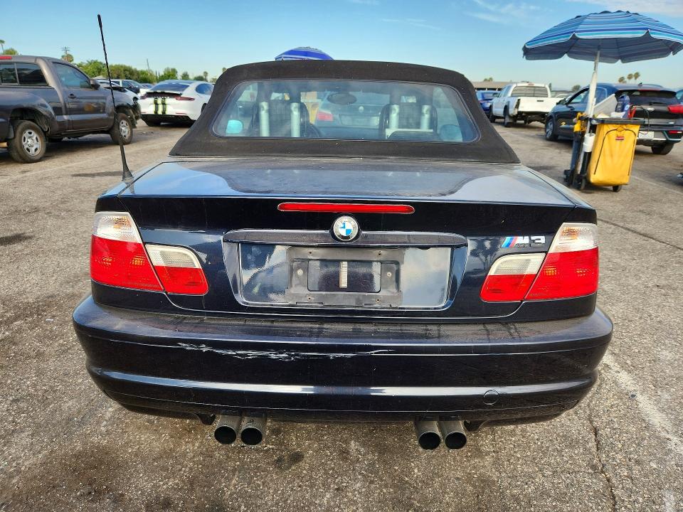 2001 BMW M3 VIN WBSBR93471EX20765 COPART salvage auction — FRONT END, Ca - Salvage Certificate, sold $8,400 on 2026-07-31 (photo 6)