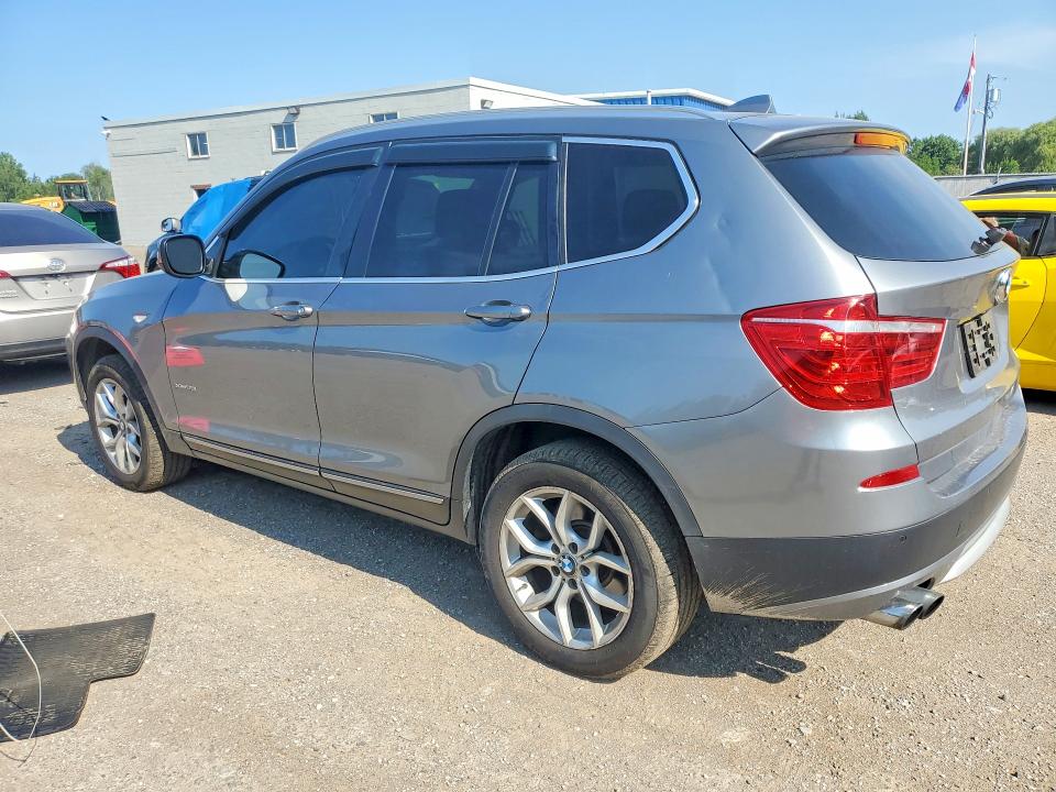 2013 BMW X3 VIN 5UXWX9C59D0A22975 COPART salvage auction — REJECTED REPAIR, On - Permit No Brand - Unfit, sold $275 on 2026-07-30 (photo 2)