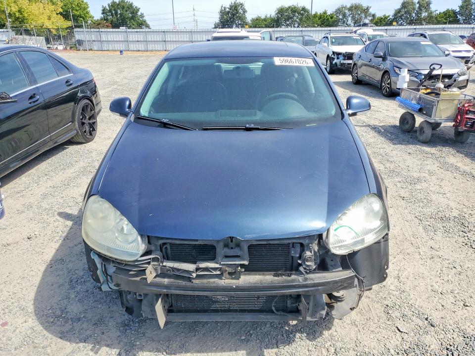 2006 Volkswagen Jetta VIN 3VWSG71K66M718930 COPART salvage auction — FRONT END, CA - SALVAGE CERTIFICATE, sold $375 on 2026-07-09 (photo 5)