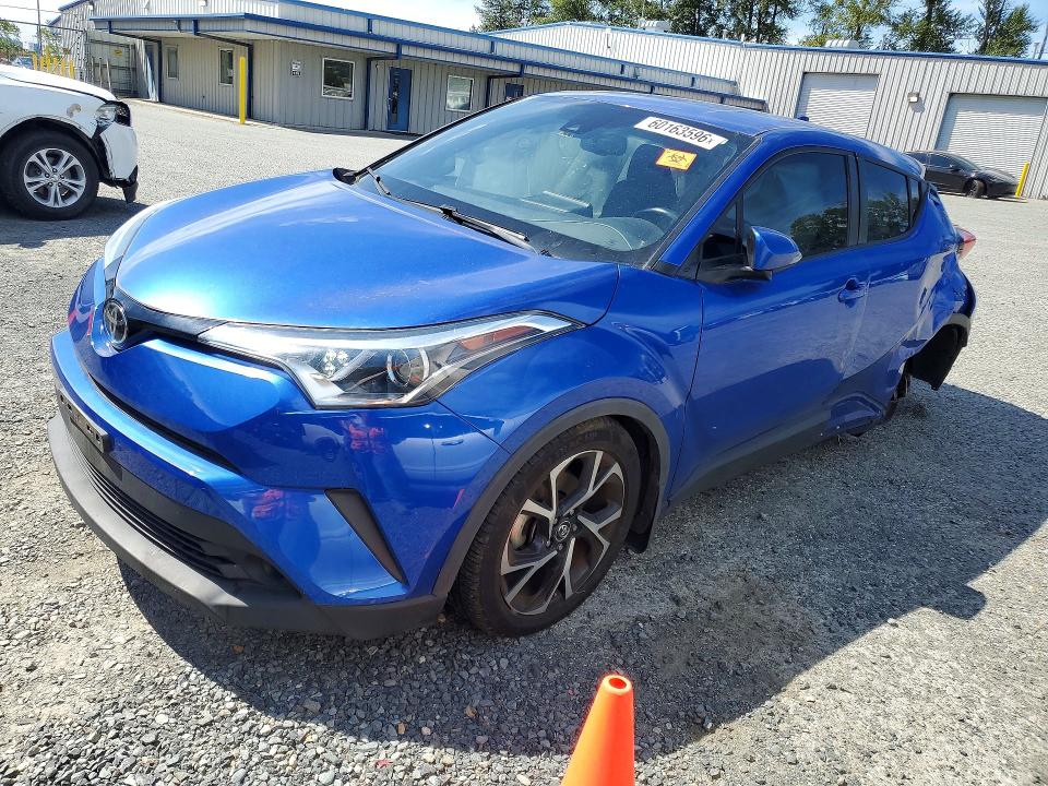2018 Toyota C-hr VIN NMTKHMBX7JR038700 COPART salvage auction — REAR END, WA - BILL OF SALE, sold $3,600 on 2026-07-20 (photo 1)