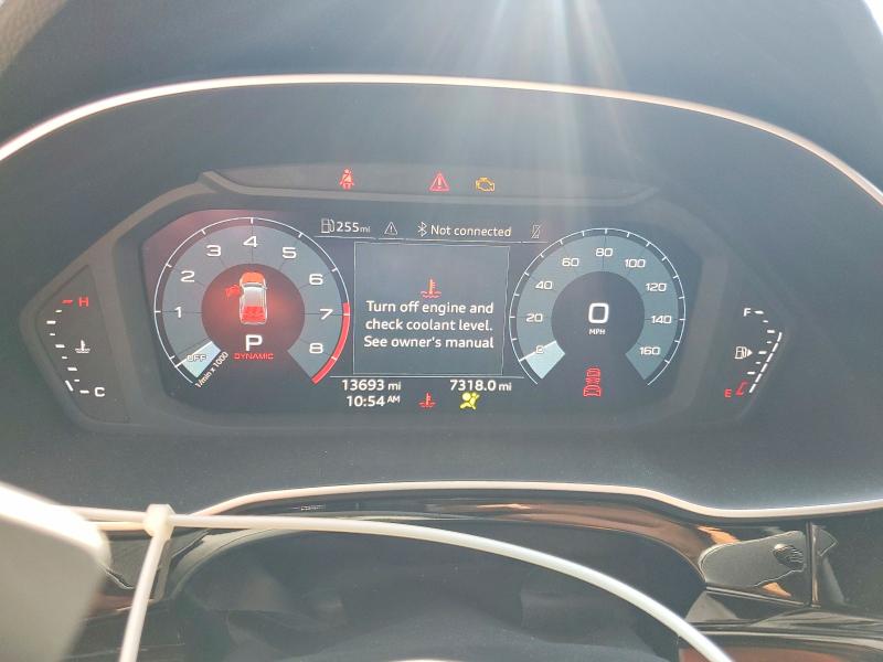 2024 Audi Q3 VIN WA1EECF35R1040618 COPART salvage auction — FRONT END, Co - Public - Salvage Title, sold $4,750 on 2026-07-30 (photo 9)