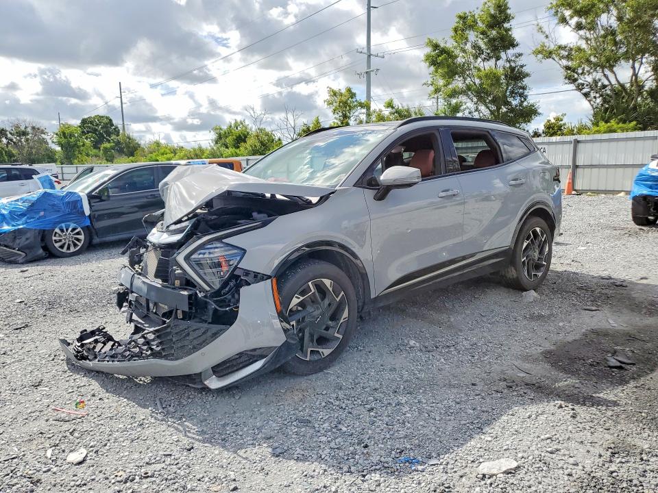 2025 Kia Sportage VIN 5XYK5CDF8SG269564 COPART salvage auction — FRONT END, Fl - Certificate Of Title, sold $10,000 on 2026-07-10 (photo 1)
