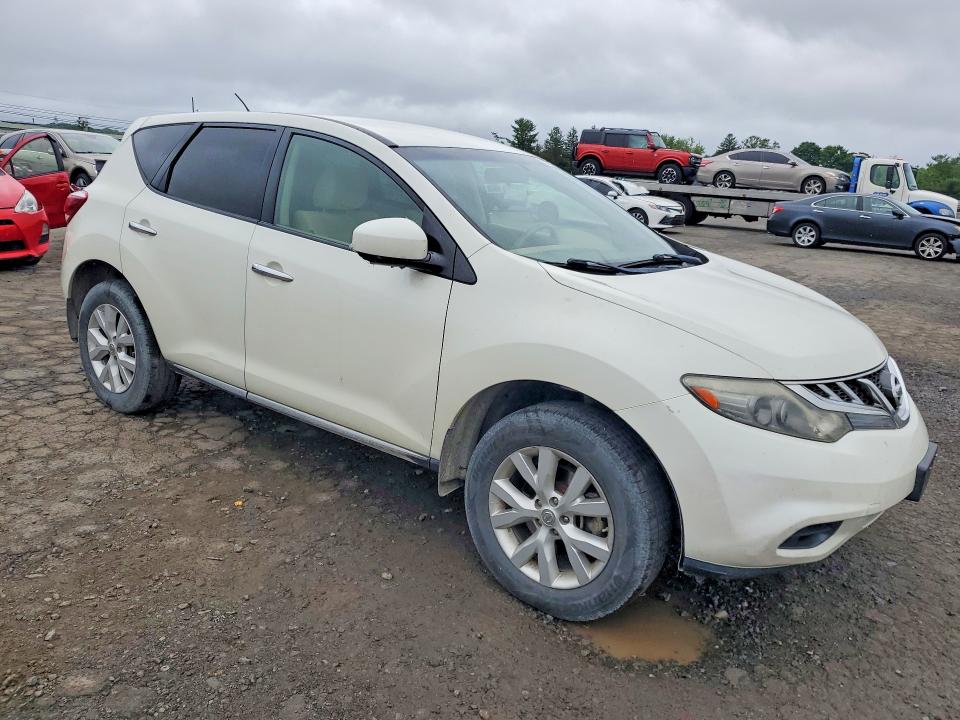 2011 Nissan Murano VIN JN8AZ1MW5BW187240 COPART salvage auction — FRONT END, Pa - Certificate Of Salvage, sold $425 on 2026-07-10 (photo 4)