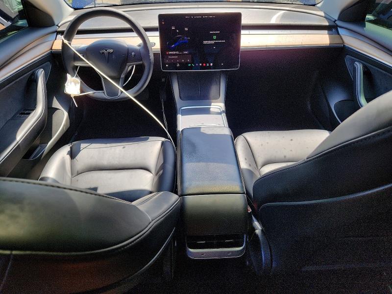 2022 Tesla Model 3 VIN 5YJ3E1EB8NF125626 COPART salvage auction — FRONT END, CA - DIS/DLR/EXP ONLY CLEAN TITLE (P), sold $11,300 on 2026-07-16 (photo 8)