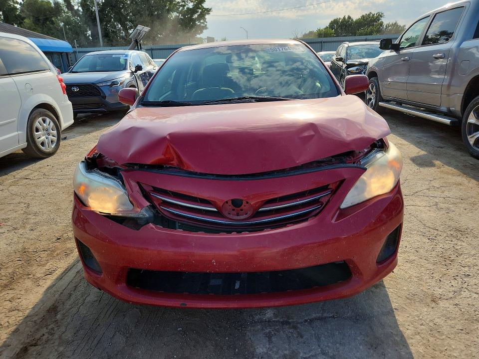 2013 Toyota Corolla VIN JTDBU4EE3DJ119556 COPART salvage auction — FRONT END, KS - CERT OF TITLE-SALVAGE, sold $175 on 2026-07-27 (photo 5)