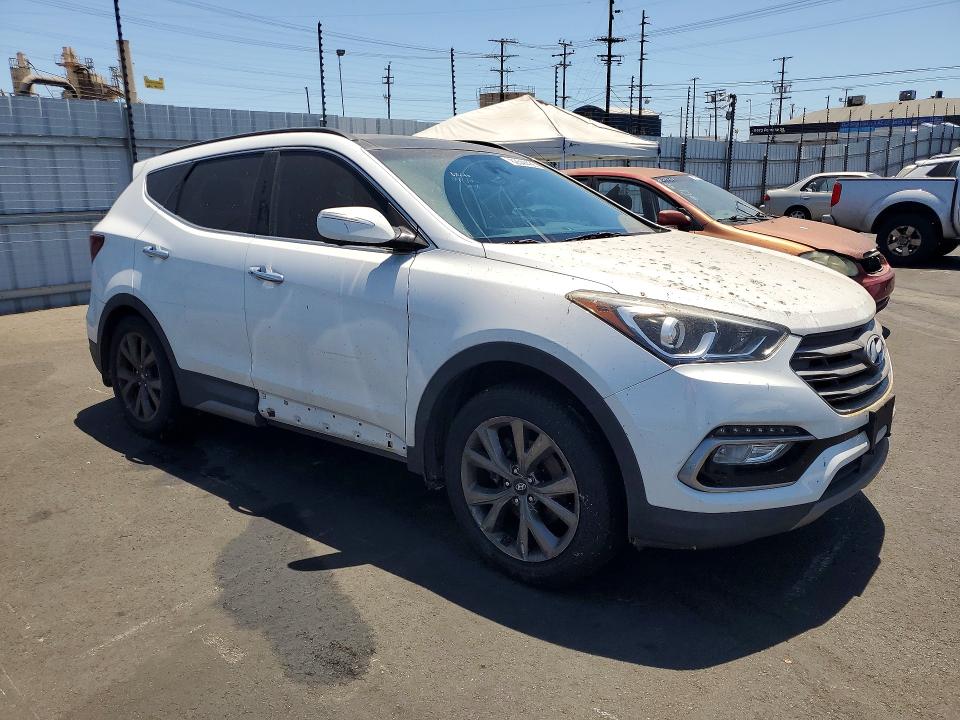 2017 Hyundai VIN 5XYZW4LA6HG444796 COPART salvage auction — FRONT END, Ca - Dis/Dlr/Exp Only Clean Title, sold $2,100 on 2026-07-29 (photo 4)