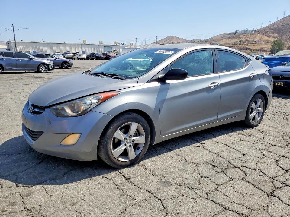 2012 Hyundai Elantra VIN KMHDH4AE3CU308834 COPART salvage auction — REAR END, Ca - Salvage Certificate, sold $1,400 on 2026-07-13 (photo 1)